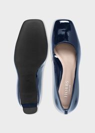 Myra Court Shoes, Navy, hi-res