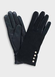 Mora Suede Glove, Forest Green, hi-res
