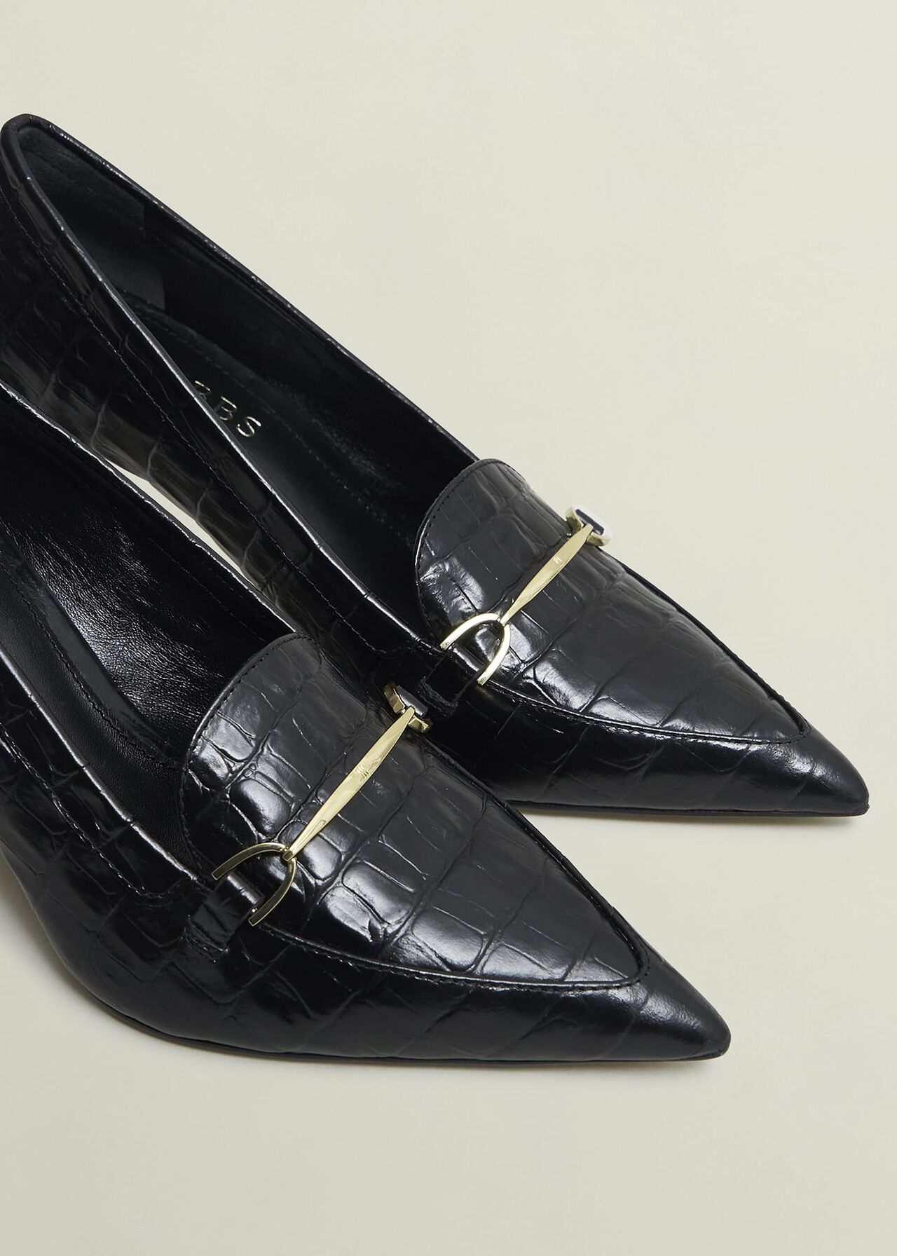 Ros Pumps, Black, hi-res