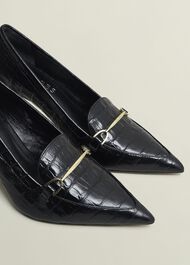 Ros Pumps, Black, hi-res
