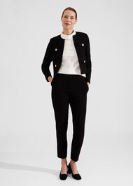 Tali Textured Top, Ivory, hi-res