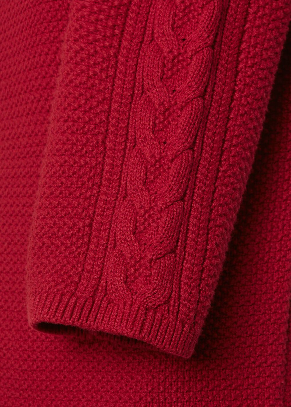Camilla Cotton Jumper, Cranberry Pink, hi-res