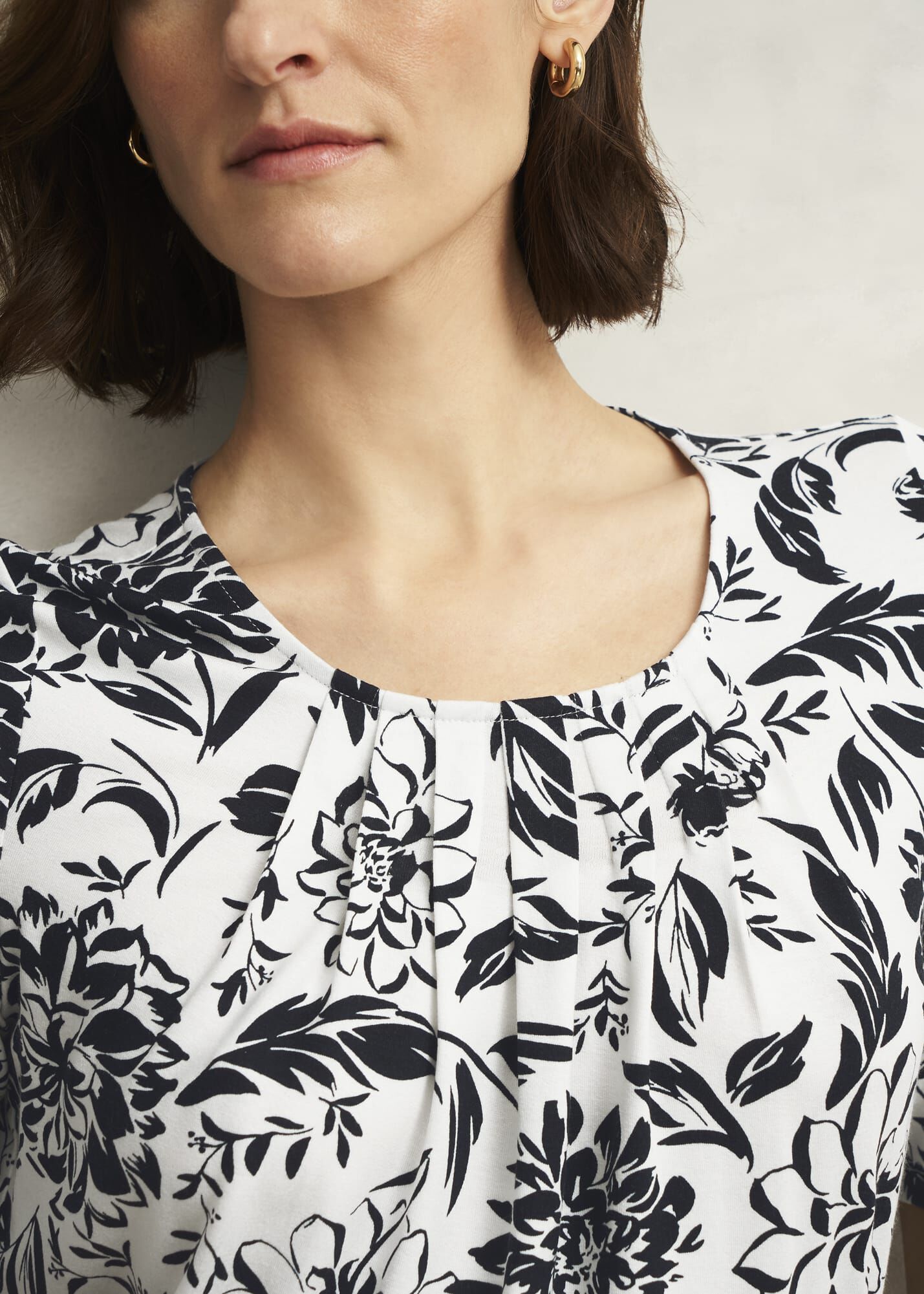ホブズ HOBBS JACQUELINE PRINT TOP （NAVY DAMASK） Jacqueline Print Top | Hobbs US |