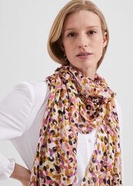 Marylise Scarf, Multi Pinks, hi-res