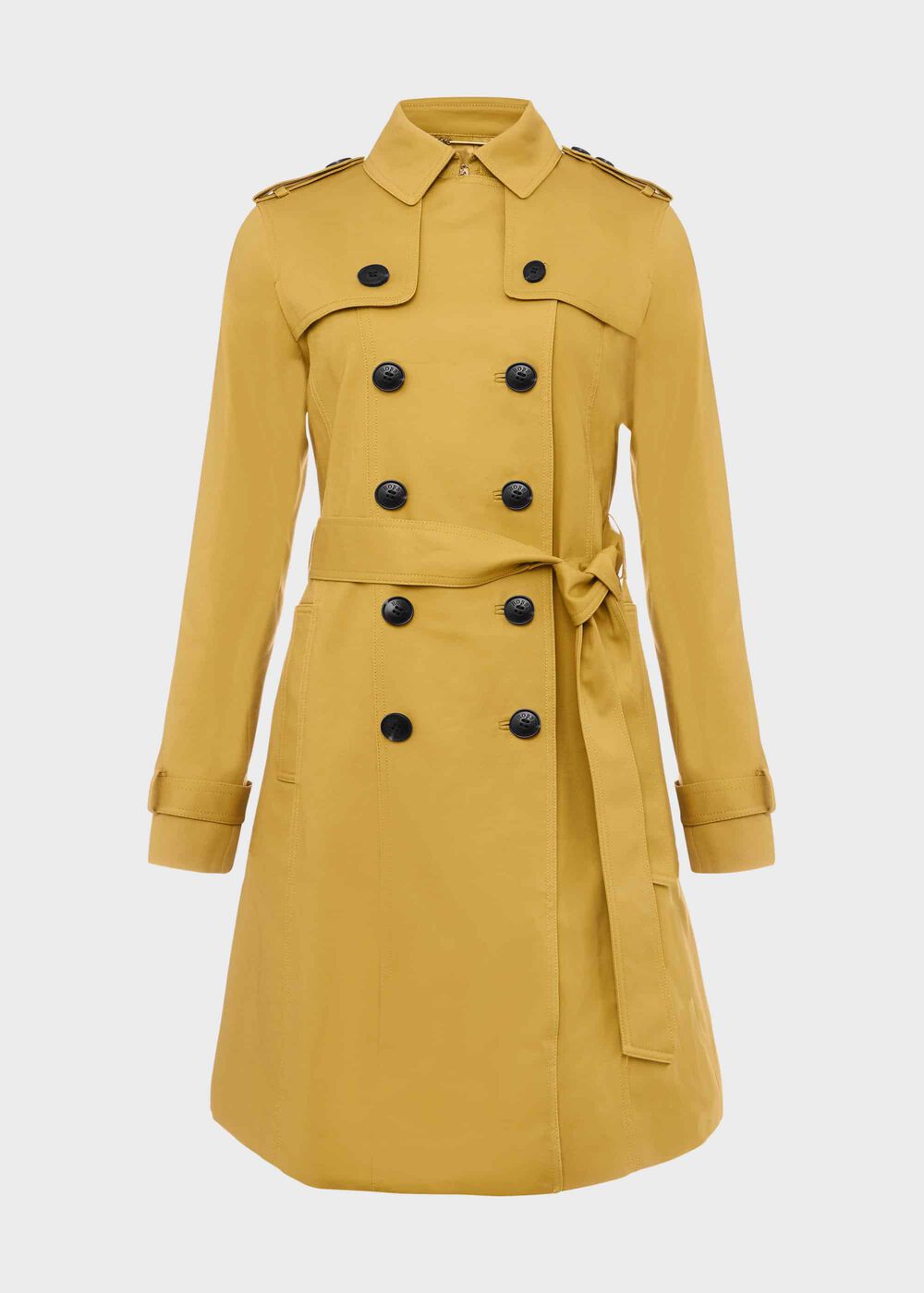 Saskia Water Resistant Trench Coat, Chartreuse, hi-res