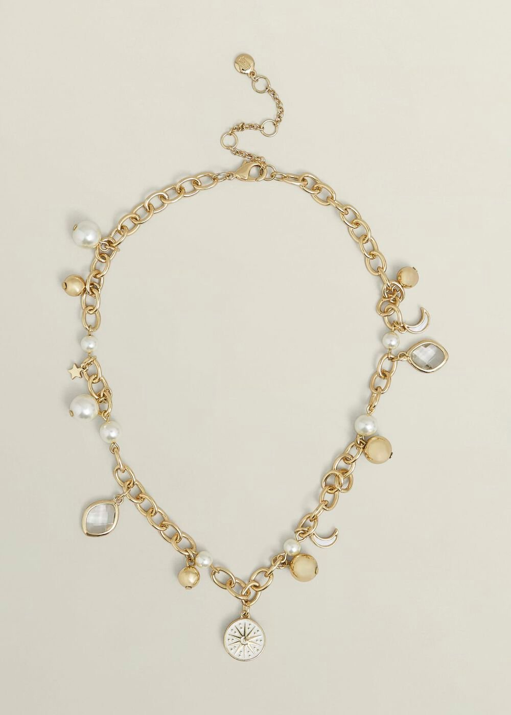 Anela Necklace, Gold, hi-res