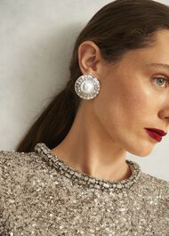 Carina Earrings, Ivory, hi-res