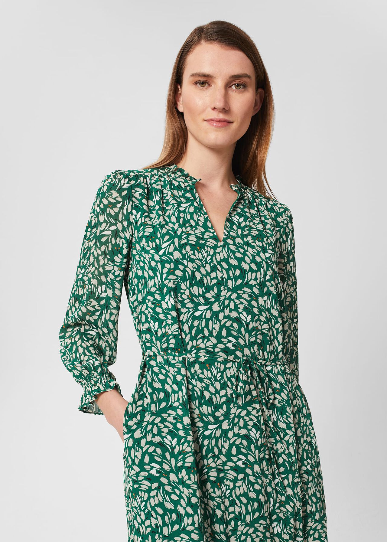 Flora Dress, Green Multi, hi-res