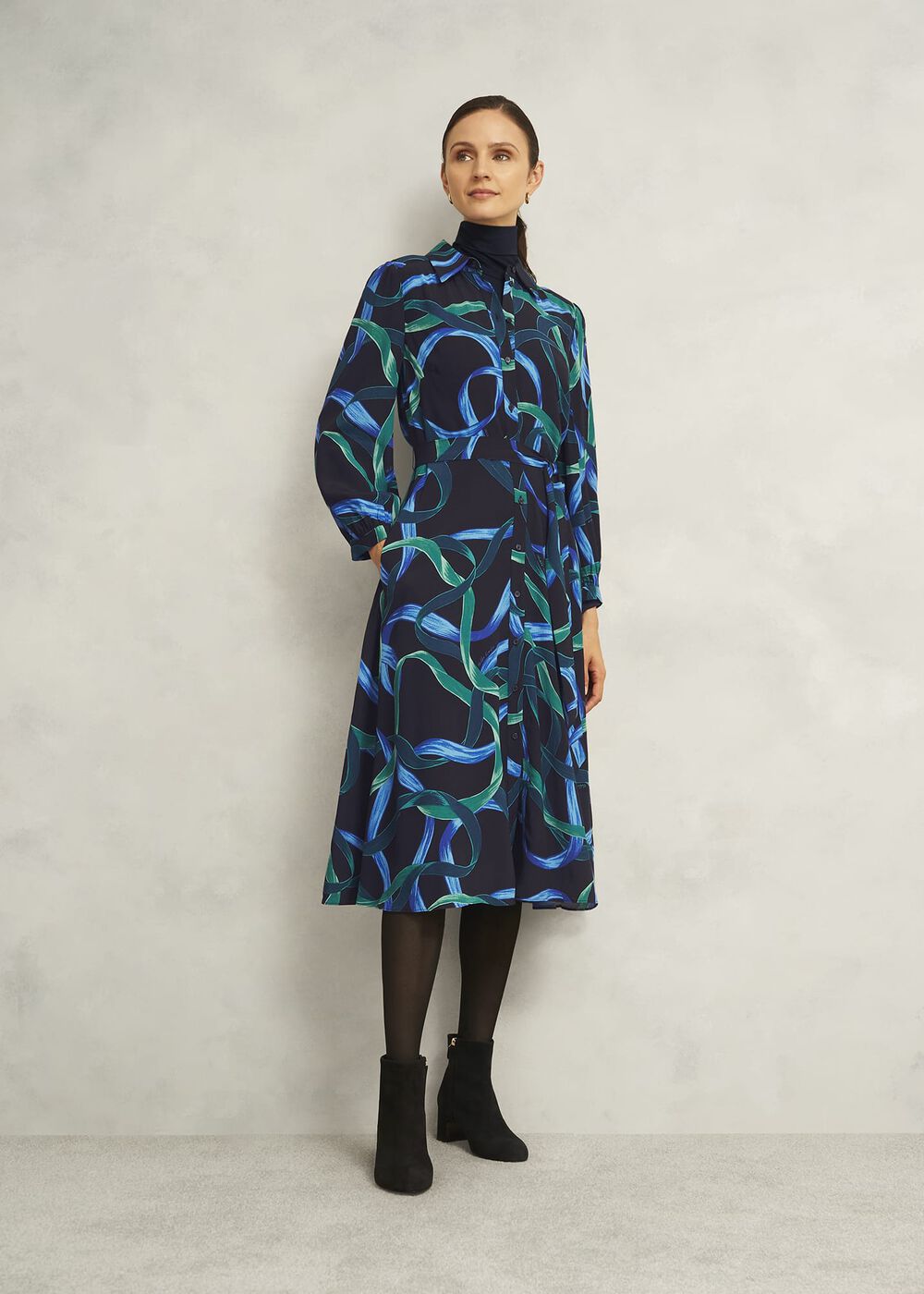 Alis Dress, Navy Multi, hi-res