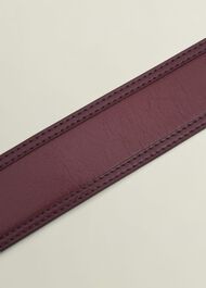 Mallory Leather Waist Belt, Beryl Red, hi-res