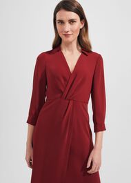 Malikah Dress, Rhubarb Red, hi-res