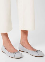 Flo Ballet Flats, Celeste Blue, hi-res
