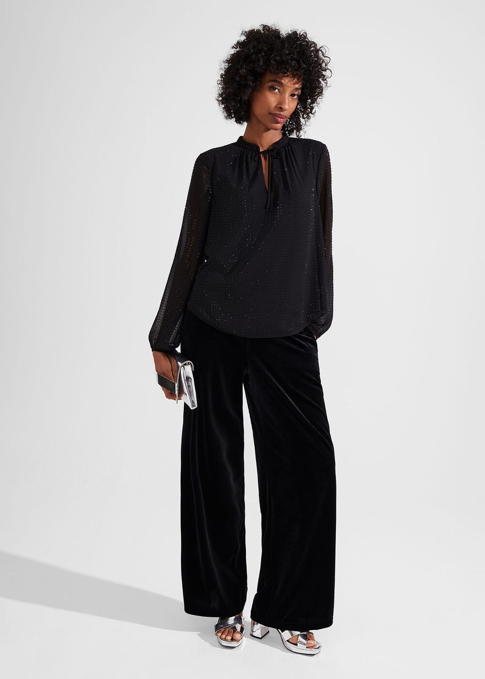 Amira Top, Black, hi-res