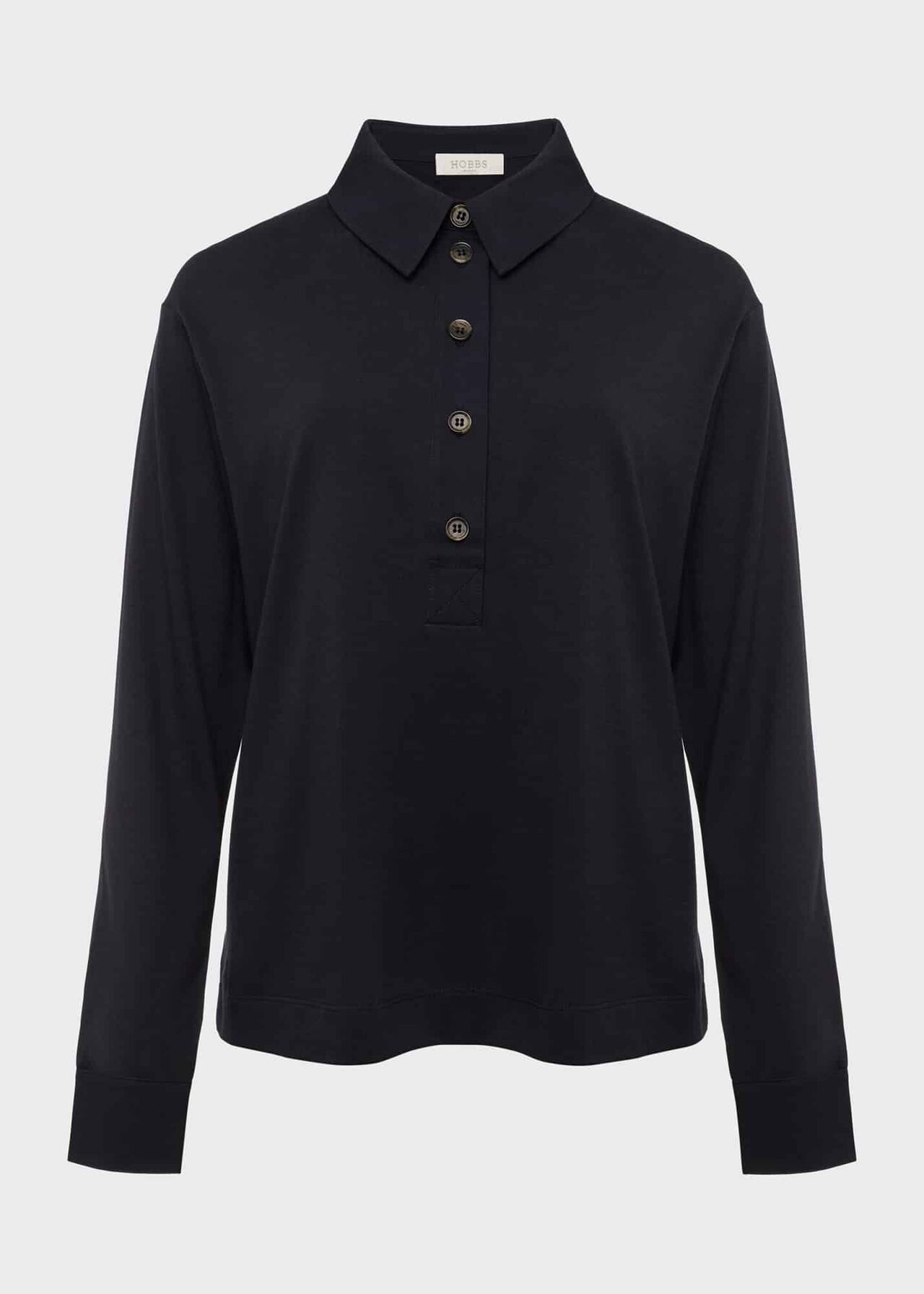 Lillie Polo Shirt, Navy, hi-res