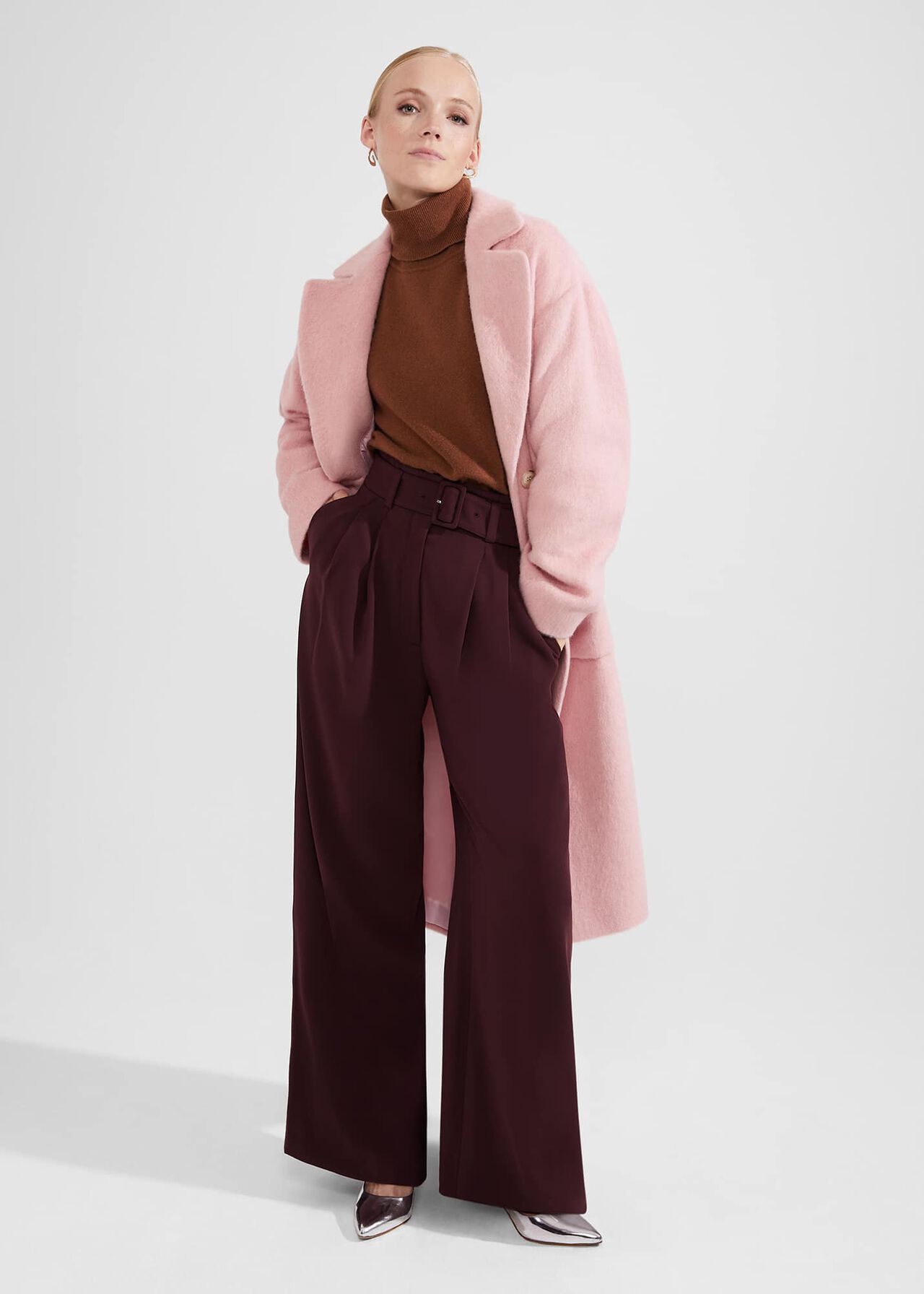 Isla Coat, Pink, hi-res