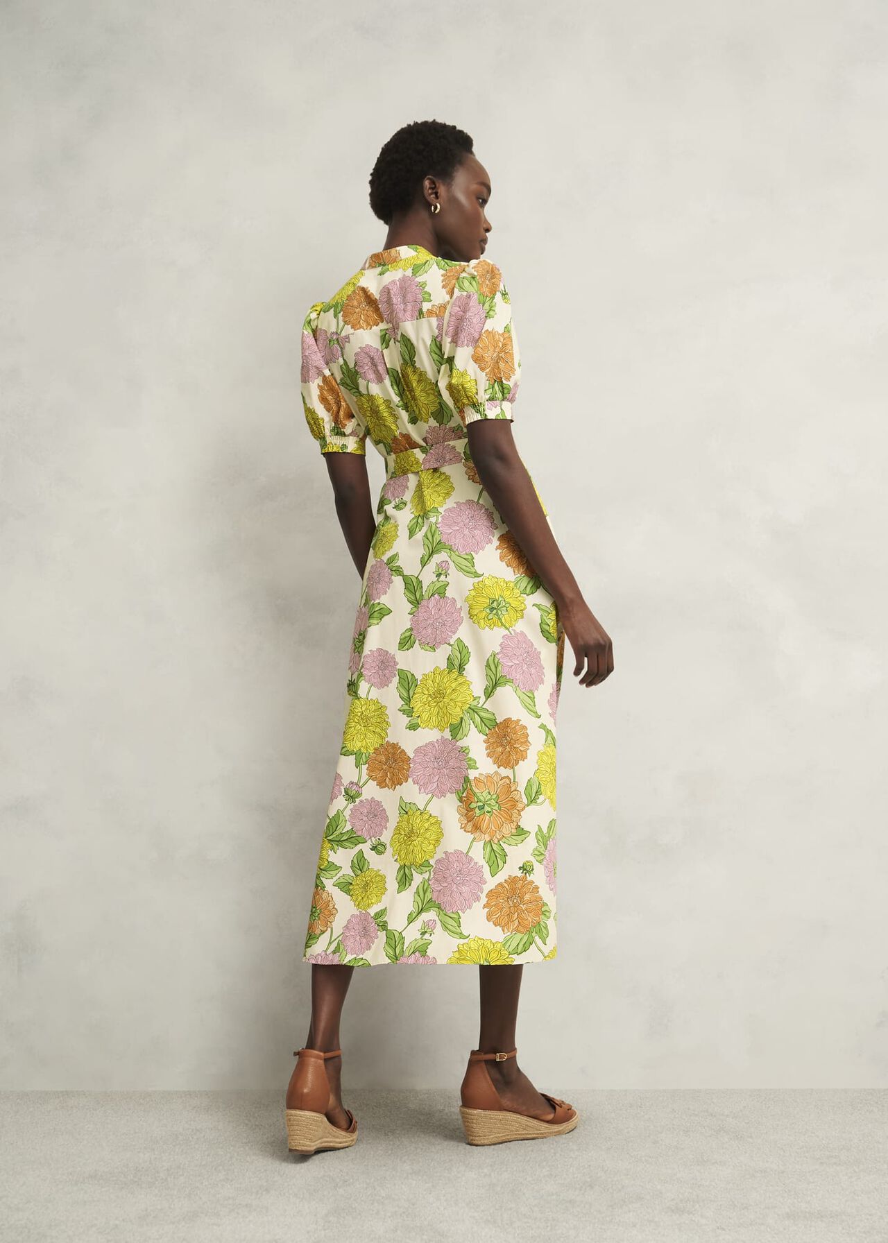 Elina Dress, Cream Multi, hi-res