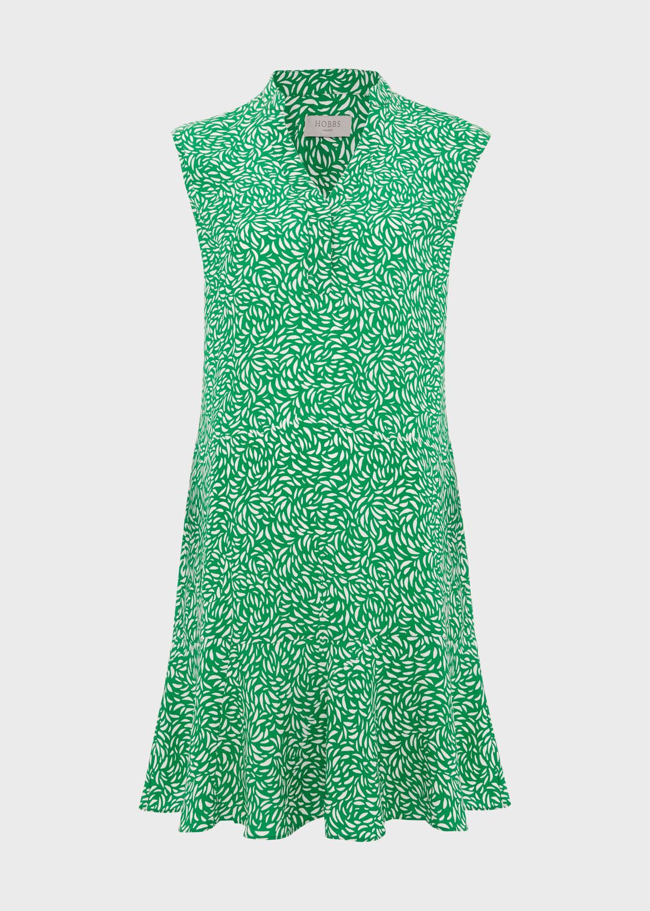 Janey Dress, Green Cream, hi-res