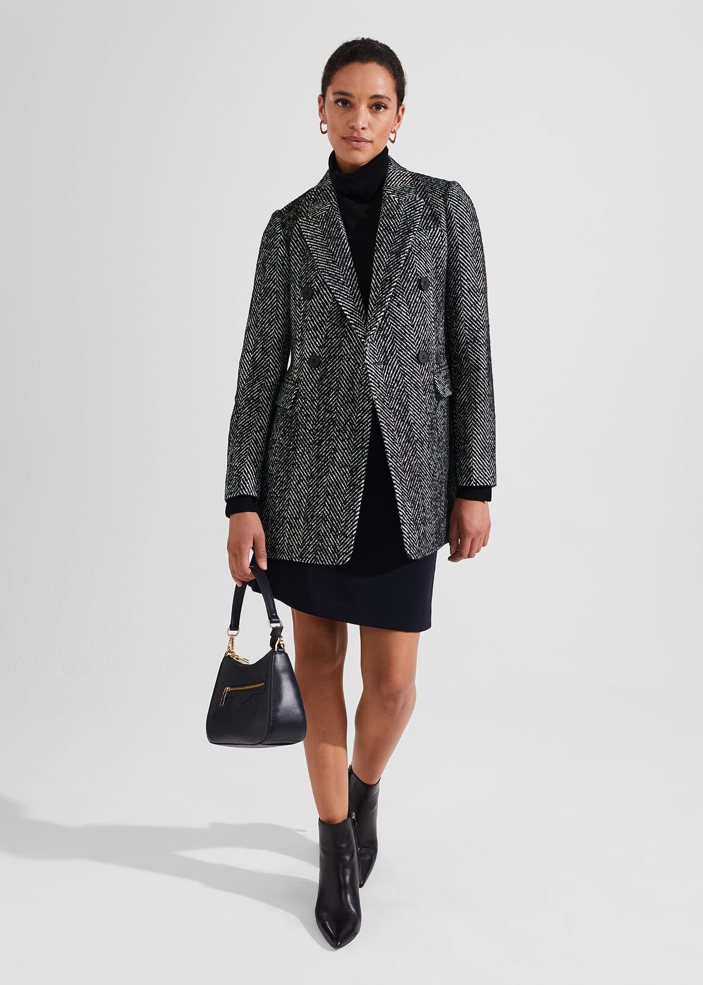 Skye denim sale blazer