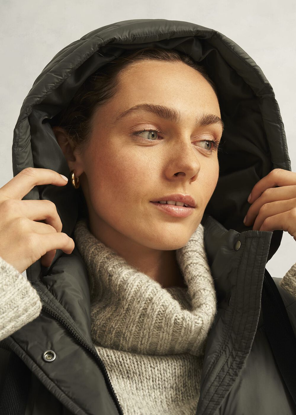 Sharni Sleeveless Puffer, Olive, hi-res