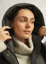 Sharni Sleeveless Puffer, Olive, hi-res