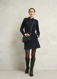 Adina Shirt, Navy, hi-res