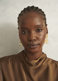 Jenny Earrings, Gold, hi-res