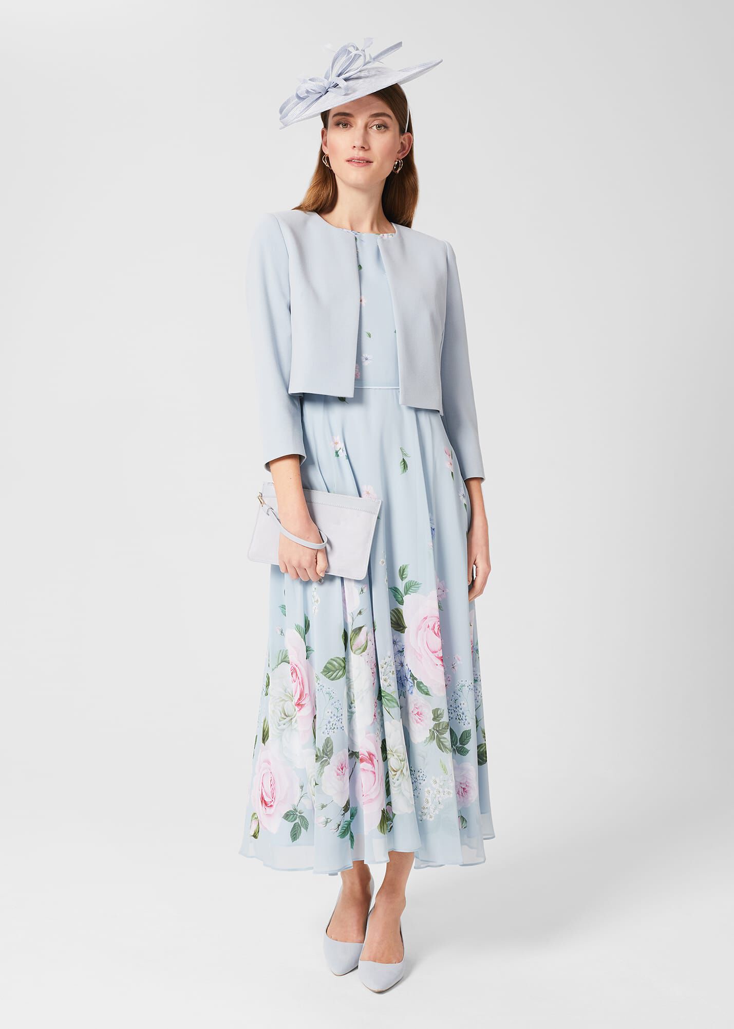 Hobbs carly on sale dress silver