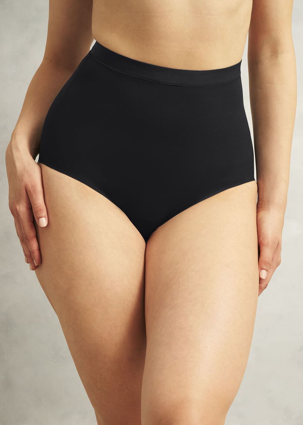 Firm Control Hourglass Shaping Brief , Black, hi-res