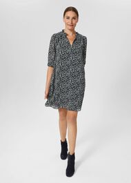 Stefania Dress, Navy Multi, hi-res