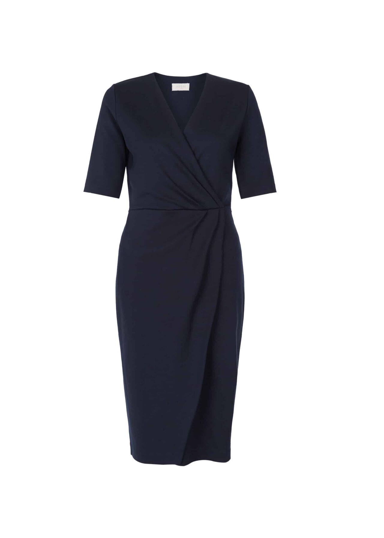 Olive Jersey Dress, Navy, hi-res