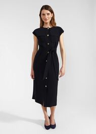 Tania Shirt Dress, Hobbs Navy, hi-res