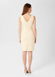 Henrietta Shift Dress, Pale Yellow, hi-res