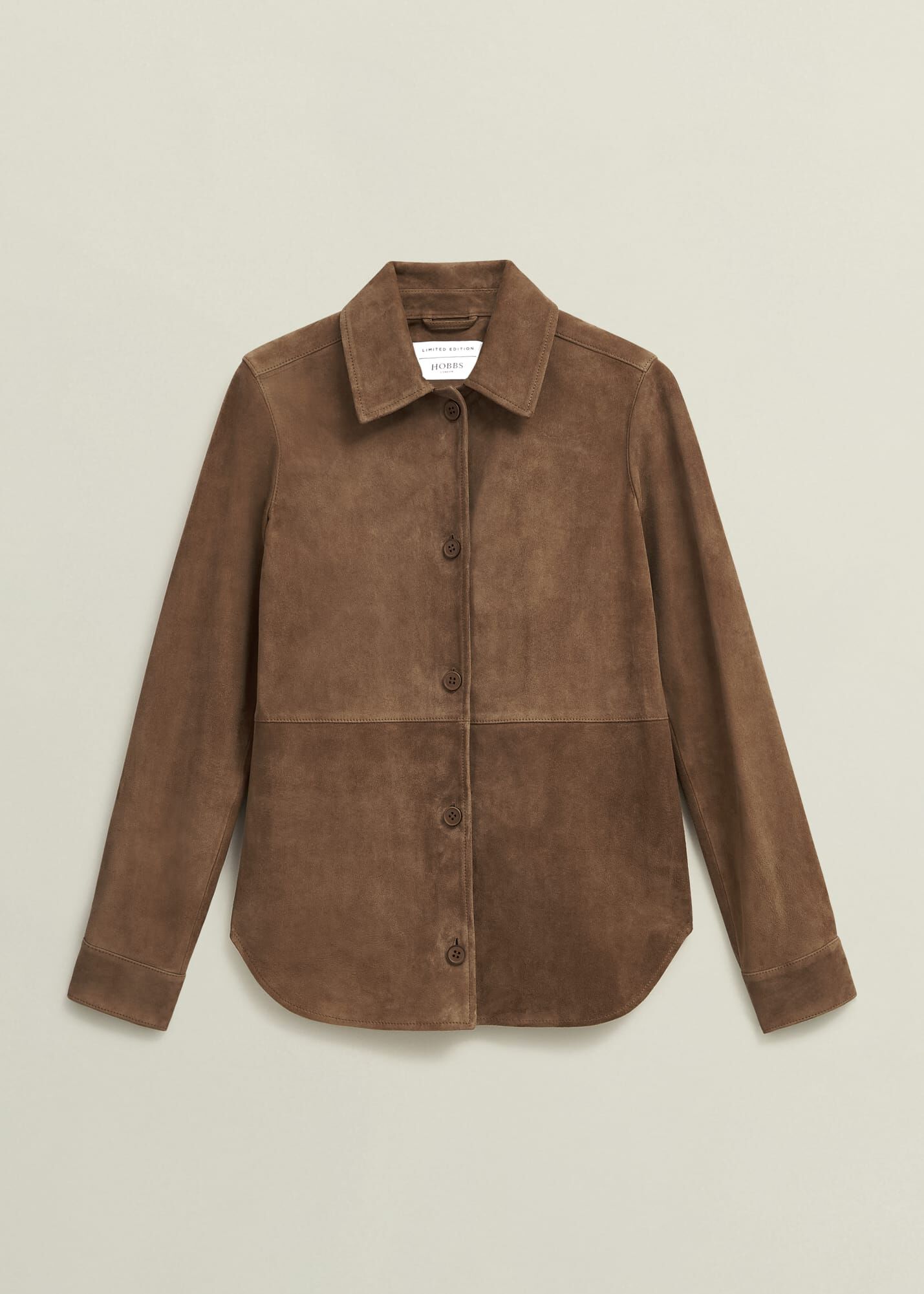 Hever Suede Shirt | Hobbs US |