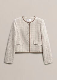 Carey Tweed Jacket, Camel Ivory, hi-res