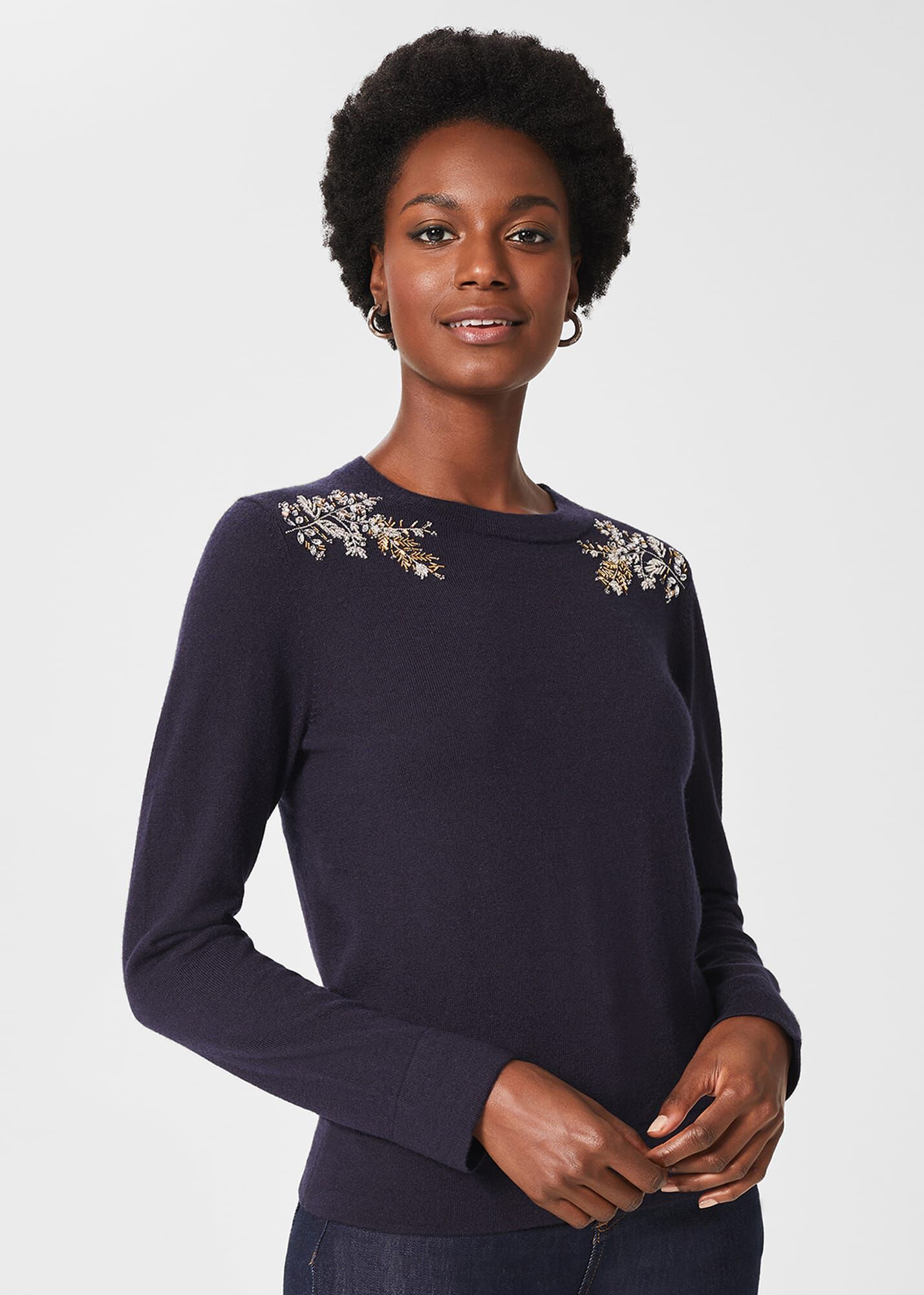 Ba&sh embellished sweater clearance