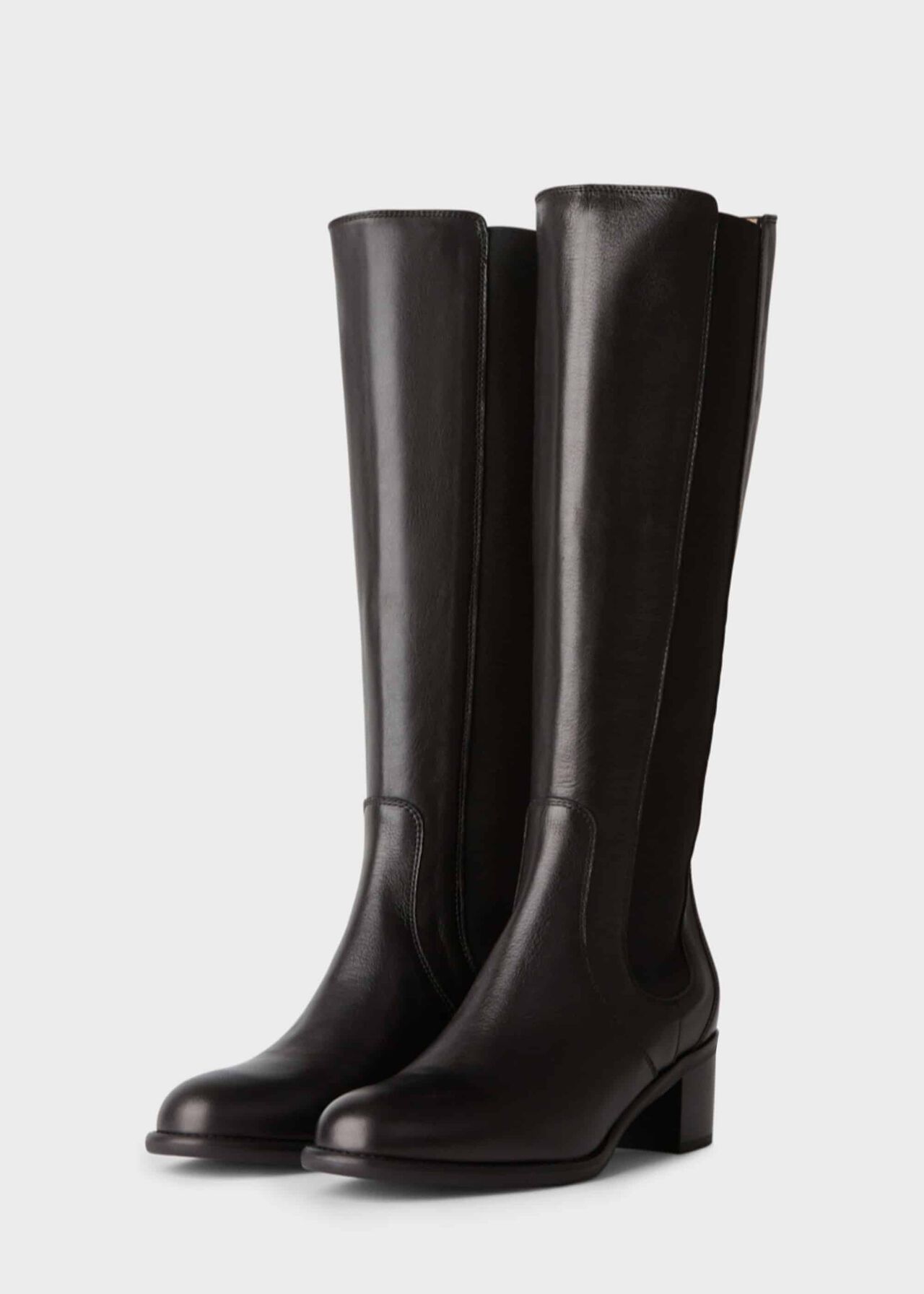 hobbs black knee high boots