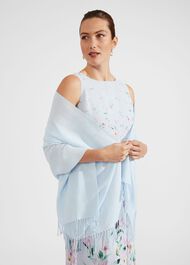 Matilda Scarf, Pale Blue, hi-res