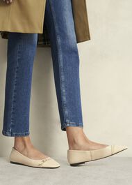 Kelly Ballet Flats, Light Beige, hi-res