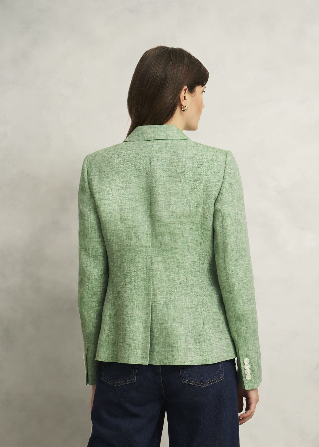 Blake Linen Jacket, Laurel Green, hi-res