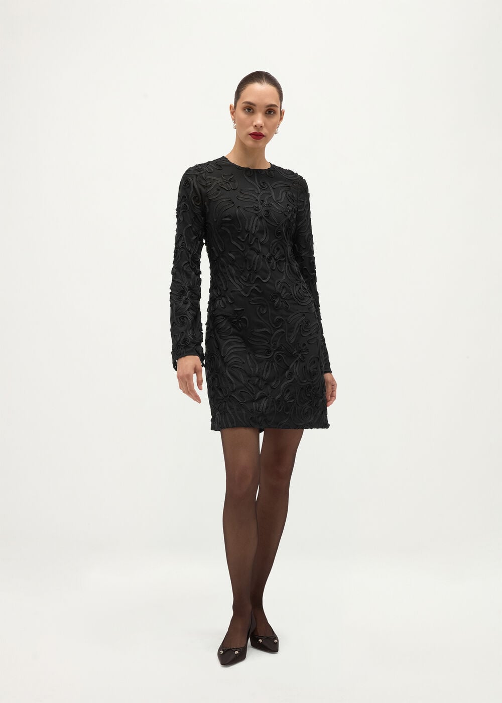 Rutherford Tapework Mini Dress