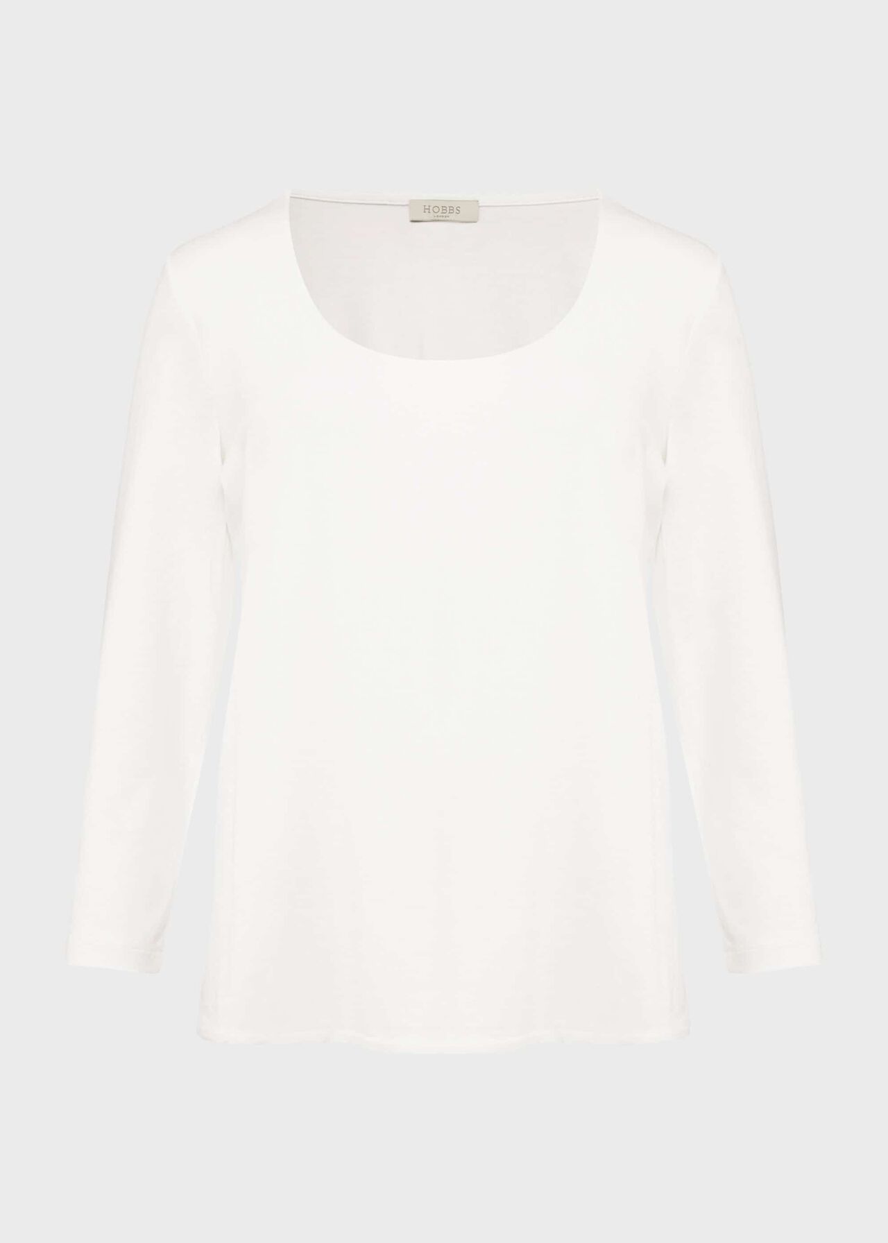 Daisy Double Fronted Top, Ivory, hi-res