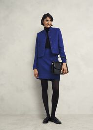 Khloe Skirt With Wool, Cobalt, hi-res
