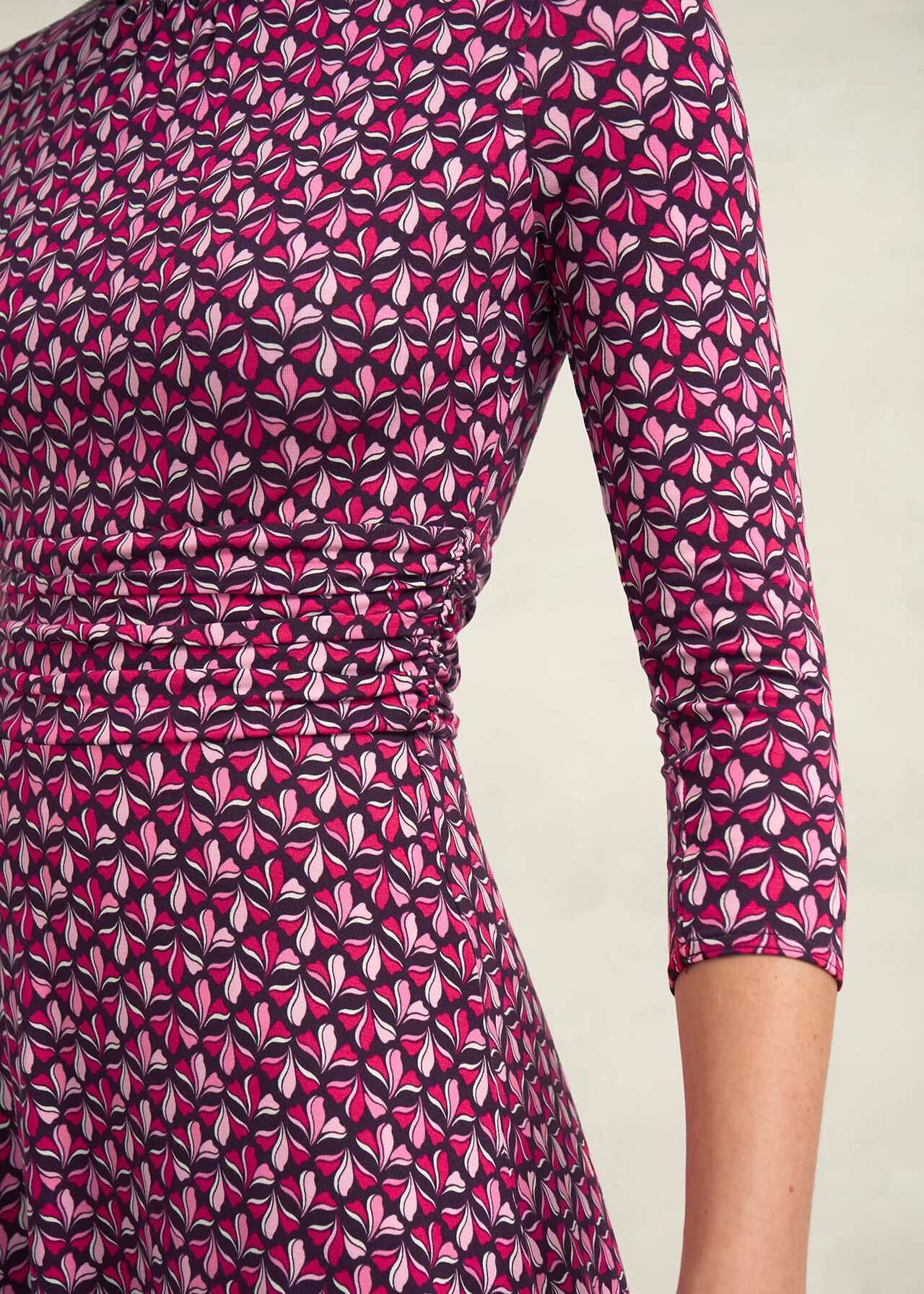 Bayview Jersey Dress, Pink Multi, hi-res