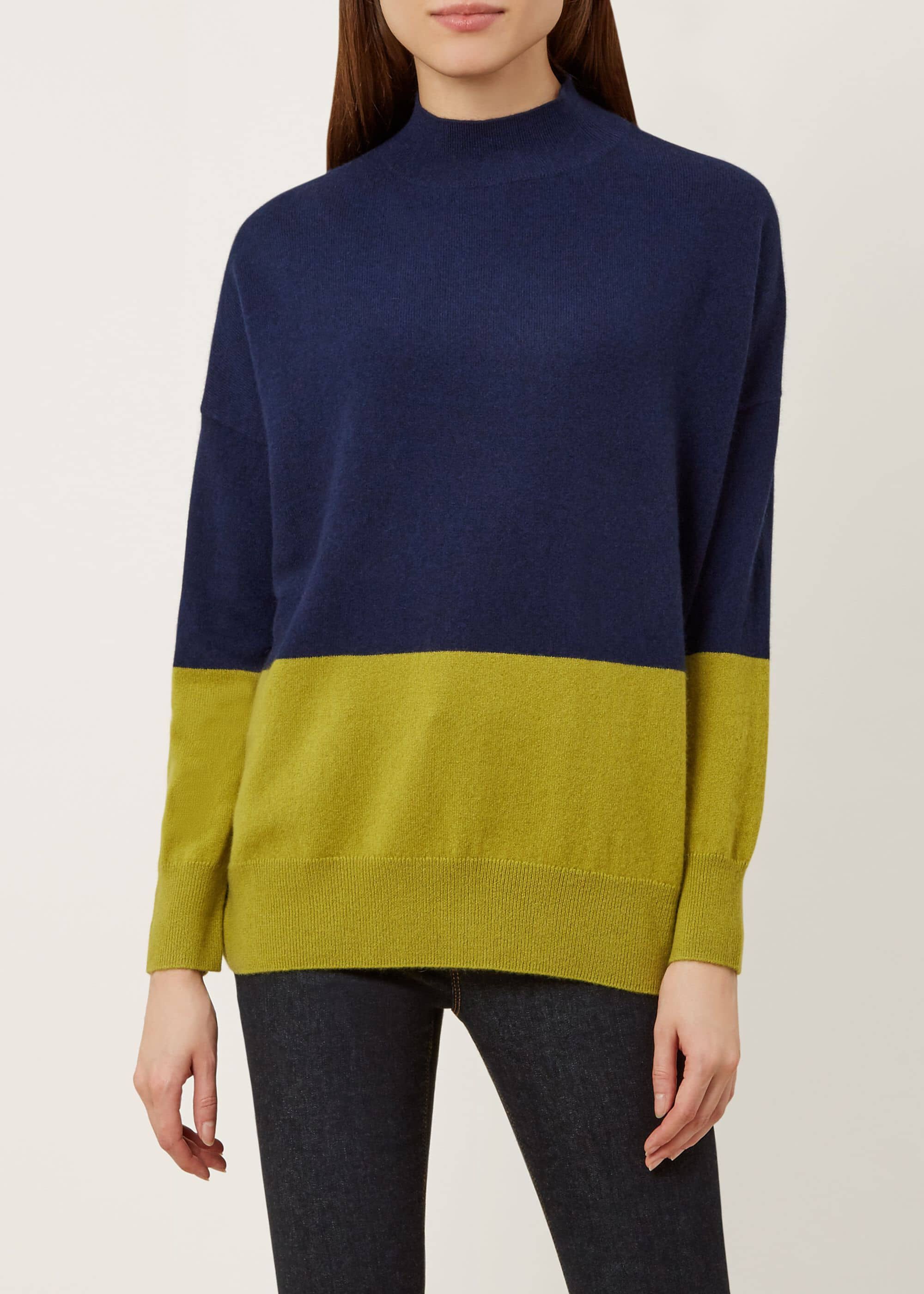 navy cashmere jumper
