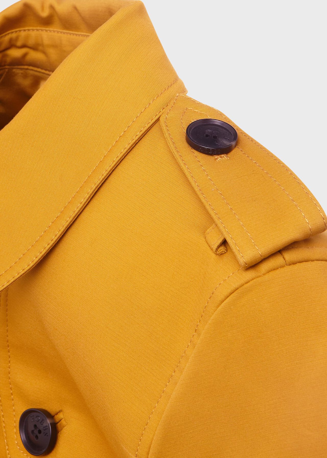 Ella Water Resistant Trench Coat, Gold, hi-res