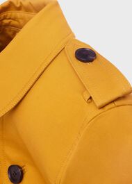 Ella Water Resistant Trench Coat, Gold, hi-res