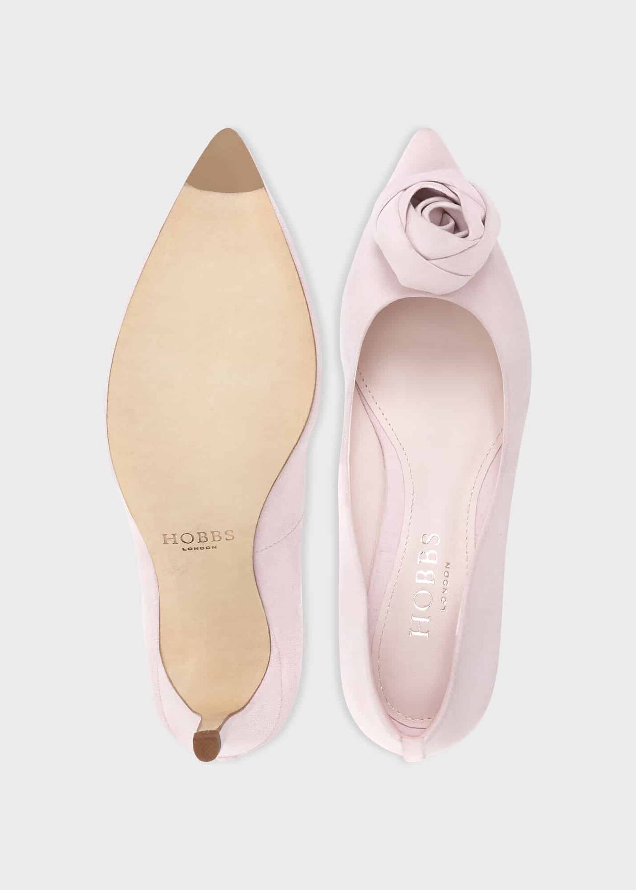 Maisie Court Shoes, Pale Pink, hi-res