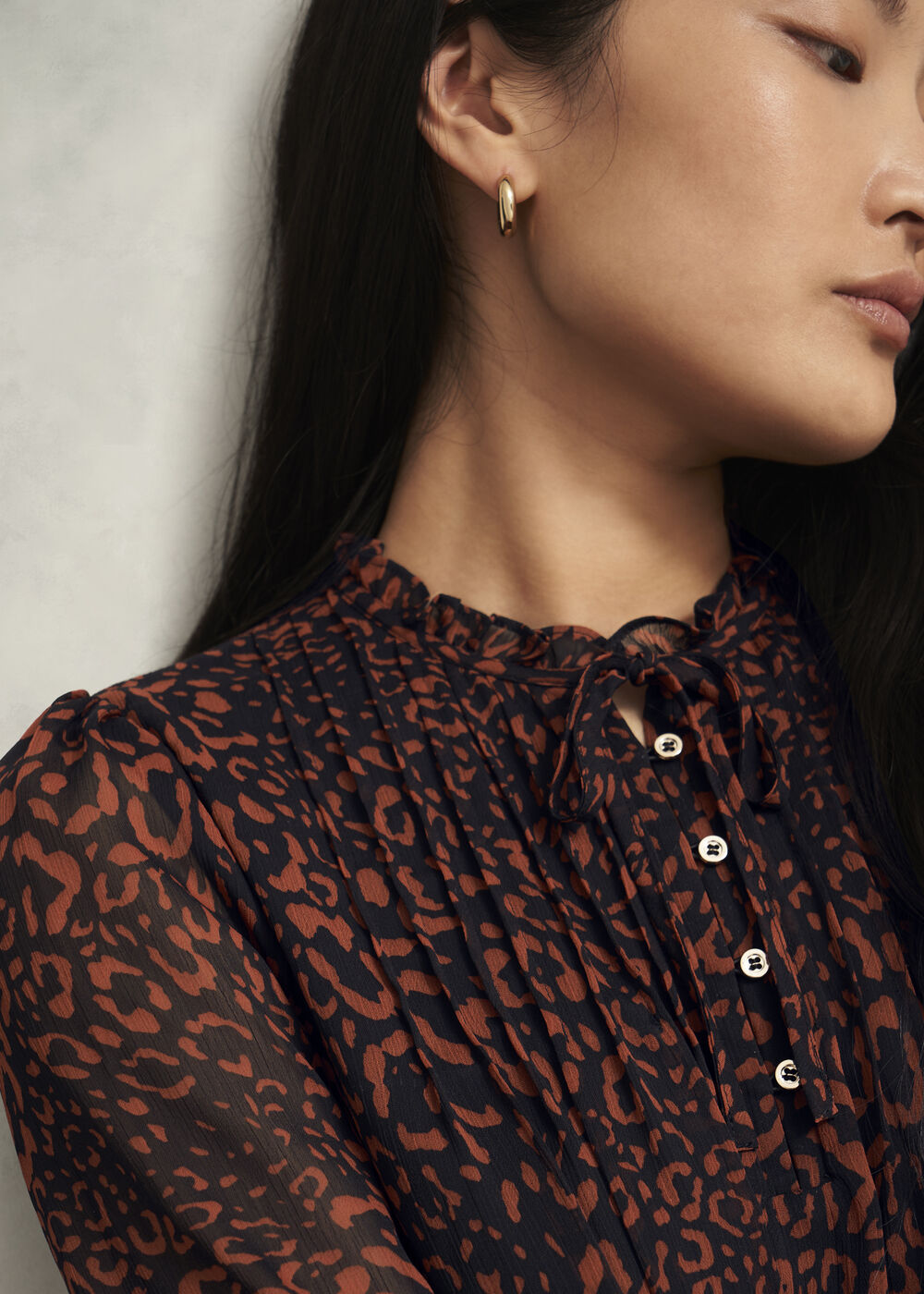 Carolina Blouse, Black Copper, hi-res