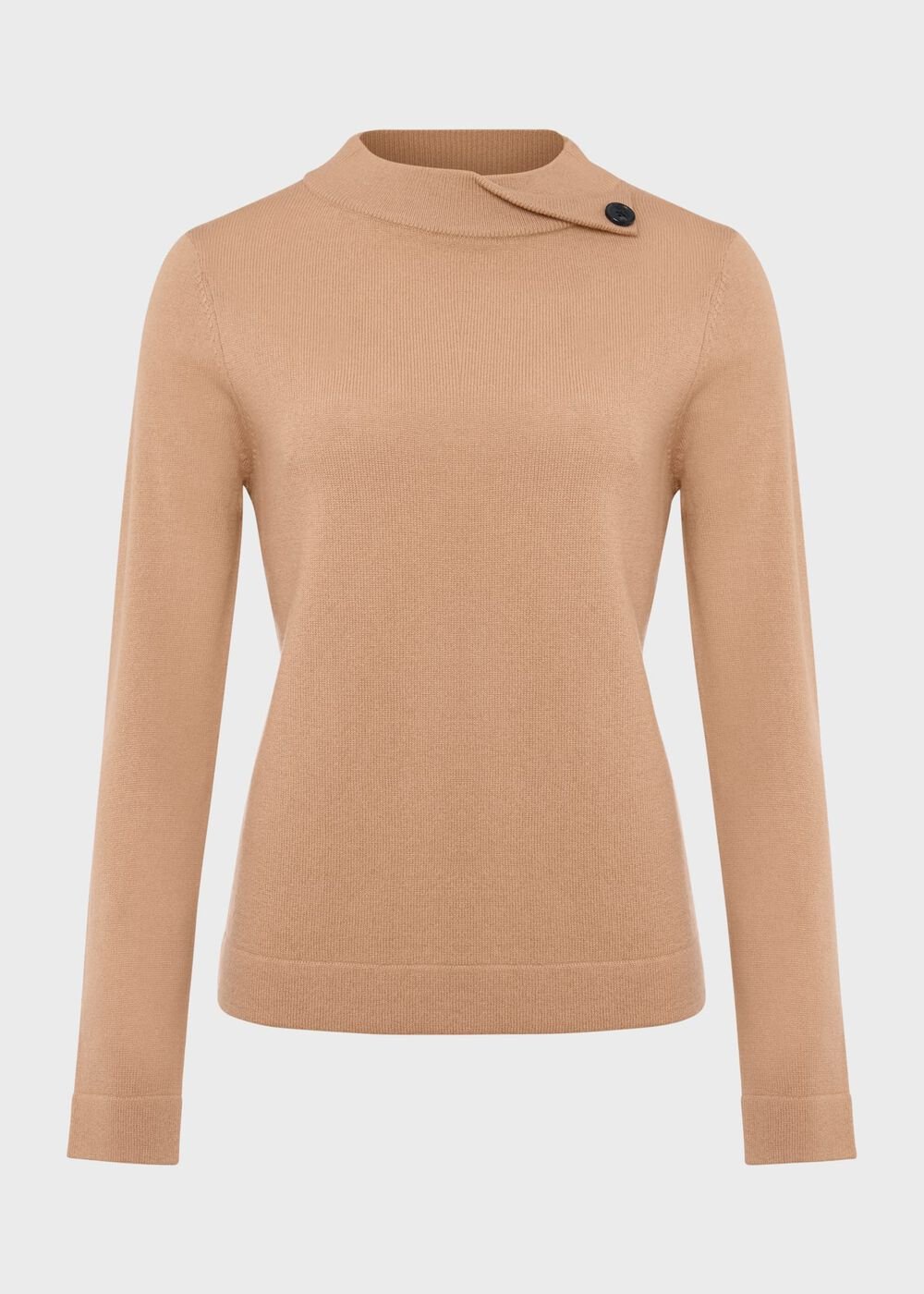 Talia Wool Cashmere Sweater, Camel, hi-res