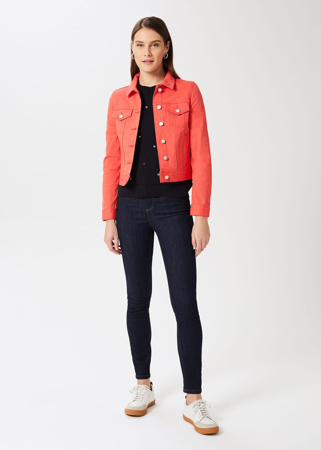 Mariam Jacket, Coral, hi-res